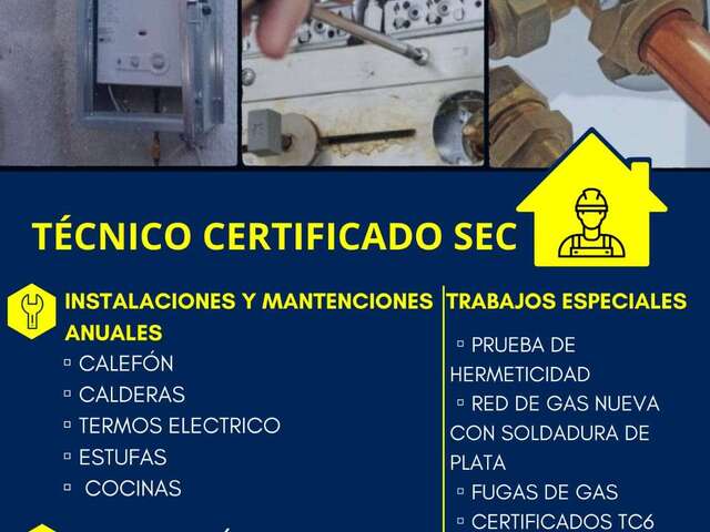 Gasfiter.cl Técnico Certificado SEC La florida Gasfiter.cl Técnico Certificado SEC La florida